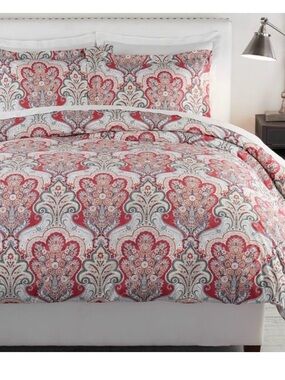Pottery Barn Jordana Paisley Percale Duvet Cover King